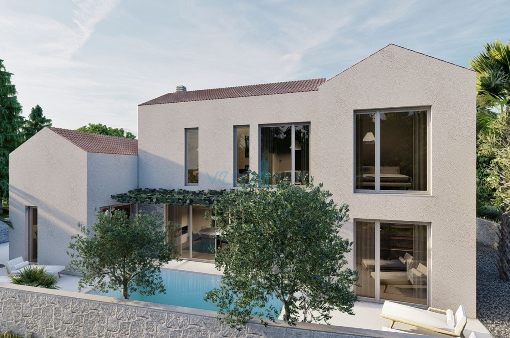 Vrbnik, okolica, Građevinsko zemljište s predanom dokumentacijom, prodaja